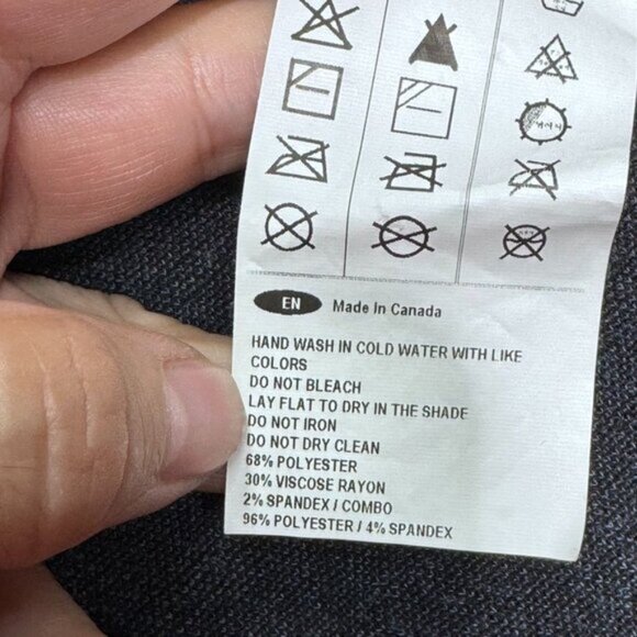 Joseph Ribkoff Womens Blue Black Spotted Ombre Turtleneck Cardigan Jacket Size 6 - Picture 5 of 9